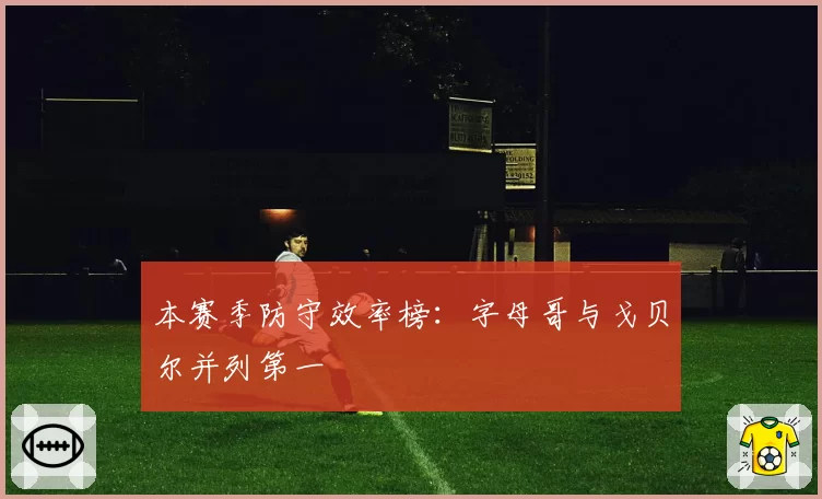 本赛季防守效率榜:字母哥与戈贝尔并列第一